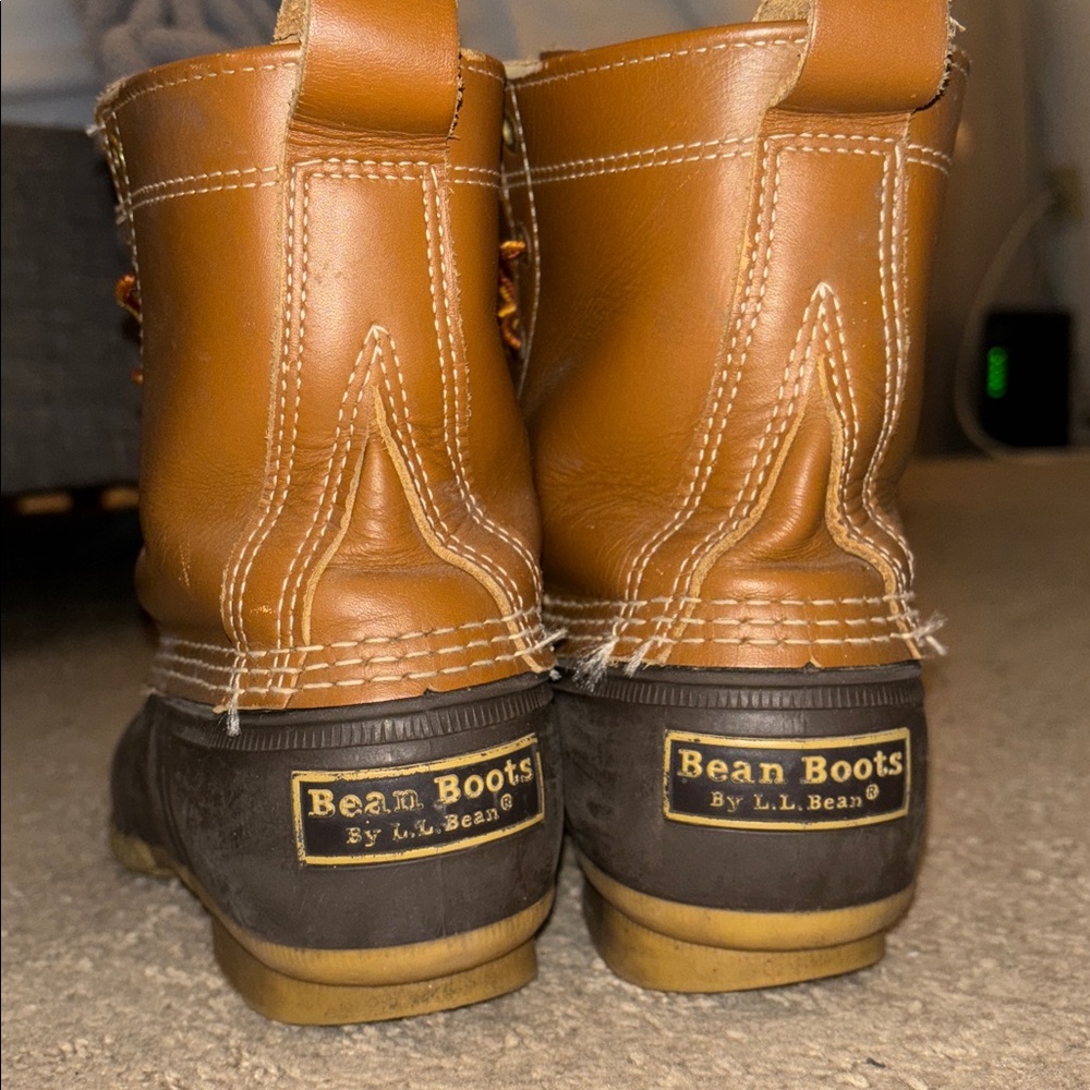 L.L. Bean Duck Boots - Brown and Tan - Picture 6 of 7